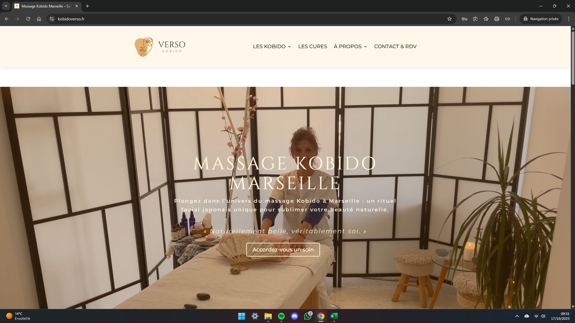 exemple site internet sur mesure atelierdigiweb kobido verso