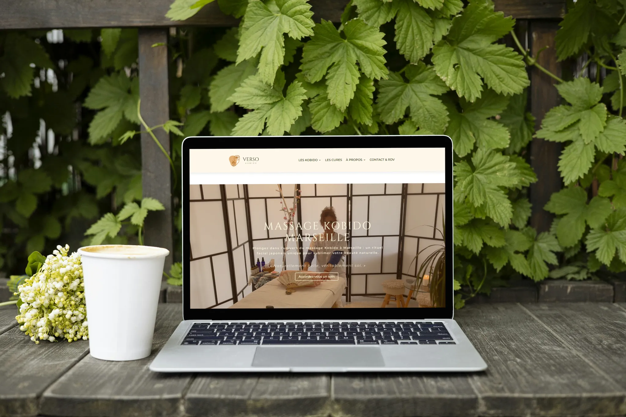 mockup_laptop_kobido design site web coeur de la stratégie digitale en webmarketing